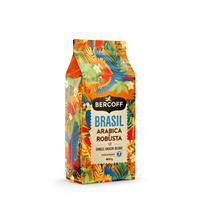 BERCOFF Brasil Arabica & Robusta 400 g - zrnková káva